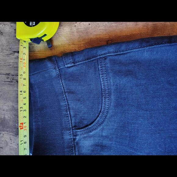 Old Navy Women Black Jeggings Size 12 Short Adjustable Waist - Picture 4 of 8